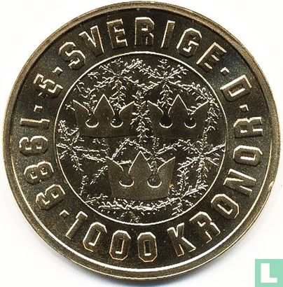 Suède 1000 kronor 1989 - Image 1