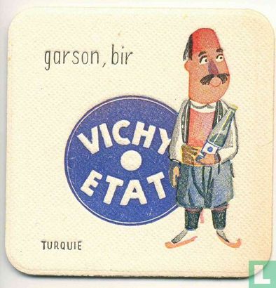 Turquie garson, bir Vichy Etat / Dit is een van de 30 bierviltjes "Collectie Expo 1958". - Afbeelding 1