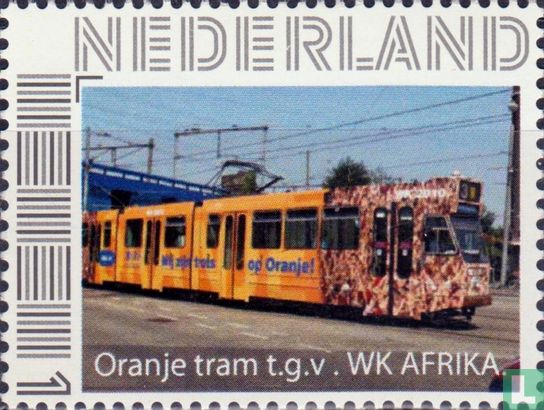 Orange tram for World Cup Africa