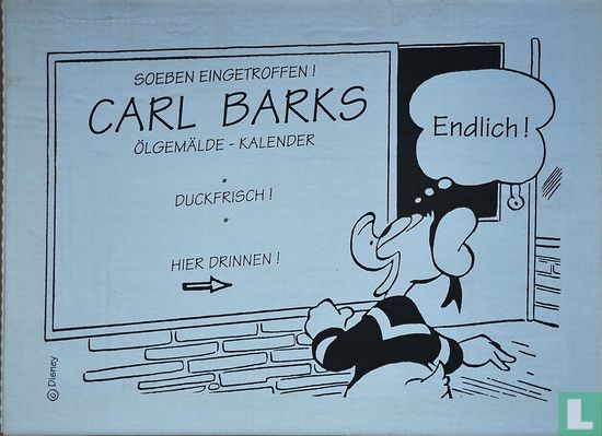 Carls Barks Ölgemälde-Kalender 1995 - Afbeelding 2