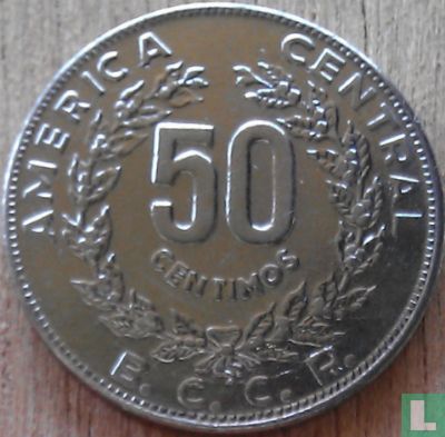 Costa Rica 50 Centimo 1990 - Bild 2