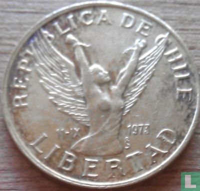 Chili 5 pesos 1988 - Image 2