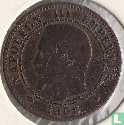France 2 centimes 1856 (W) - Image 1