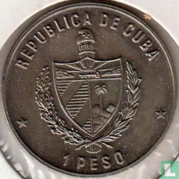 Cuba 1 peso 1983 "1984 Summer Olympics in Los Angeles - Discus" - Afbeelding 2