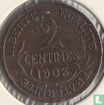 France 2 centimes 1903 - Image 1