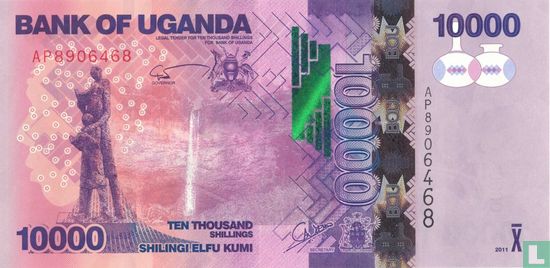 Uganda 10.000 Shillings 2011 - Bild 1
