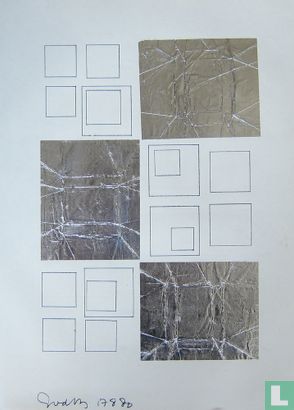 Siep van den Berg - Collage met zilver