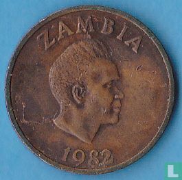 Zambie 2 ngwee 1982 - Image 1