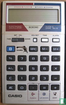 Casio Boxing Game BG-15 Calculator/Clock/Game - Afbeelding 1