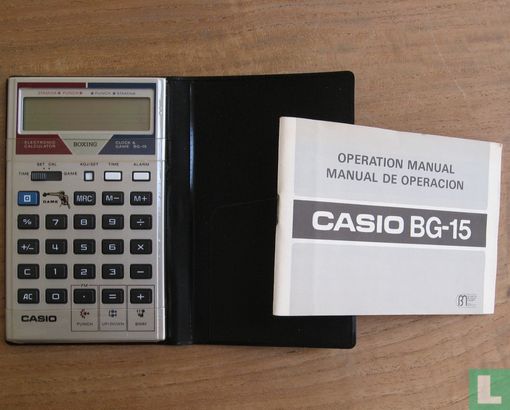 Casio Boxing Game BG-15 Calculator/Clock/Game - Afbeelding 2