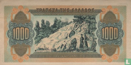 Greece 1,000 Drachmas 1941 - Image 2