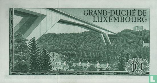 Luxemburg 10 Francs 1967 - Afbeelding 2