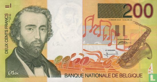 Belgium 200 Francs ND (1995) - Image 1