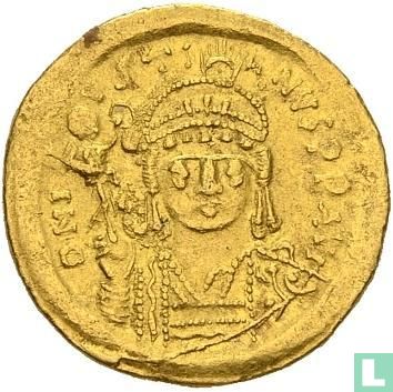 Justin II 565-578, Golden Solidus Constantinopolis - Image 1