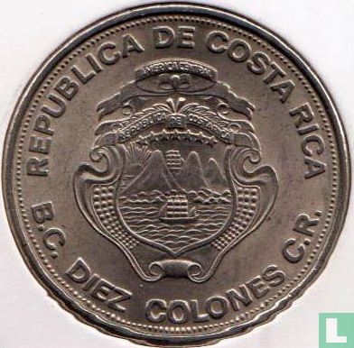 Costa Rica 10 colones 1975 "25 years of Central Bank" - Afbeelding 2