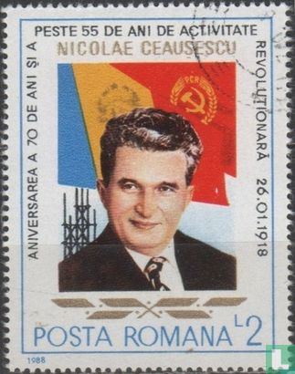 70e anniversaire de Nicolae Ceausescu