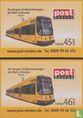 Postmoderne, tramway de Dresde 