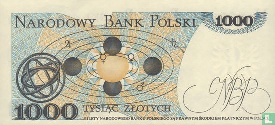 Pologne 1.000 Zlotych 1982 - Image 2