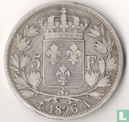 Frankrijk 5 francs 1826 (A) - Afbeelding 1