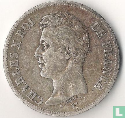 France 5 francs 1826 (A) - Image 2