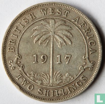 British West Africa 2 shillings 1917 - Image 1