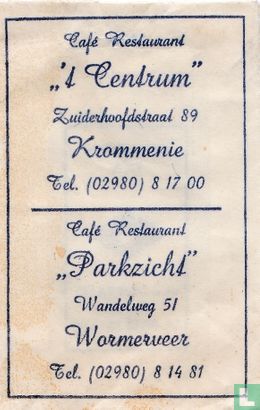 Café Restaurant " 't Centrum" - Image 1
