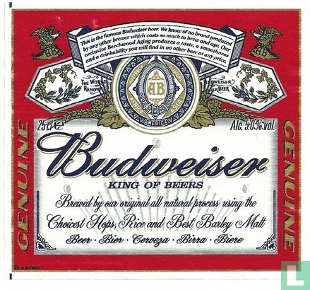Budweiser - Afbeelding 1