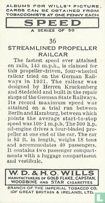 Streamlined Propeller Railcar - Afbeelding 2