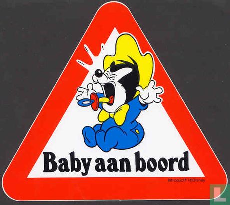 Baby aan boord sticker  - Boris