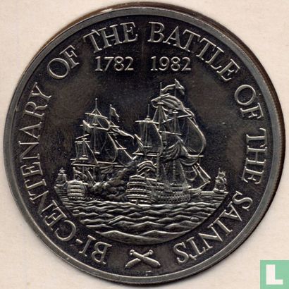 Saint Kitts & Nevis 20 Dollar 1982 "200th anniverary Battle of the Saints" - Bild 1