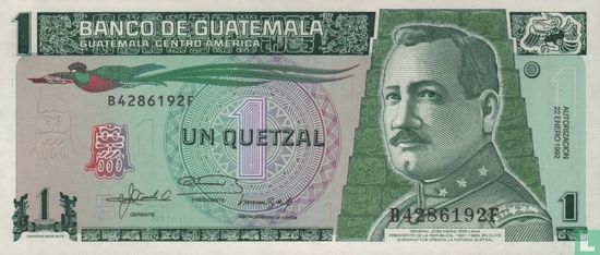 Guatemala 1 Quetzal - Bild 1