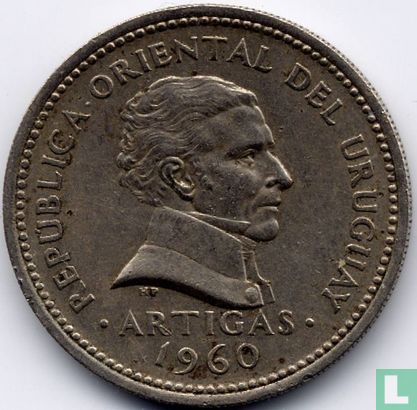 Uruguay 1 peso 1960 - Image 1