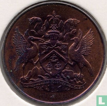 Trinité-et-Tobago 5 cents 1972 (avec FM) "10th anniversary of Independence" - Image 2