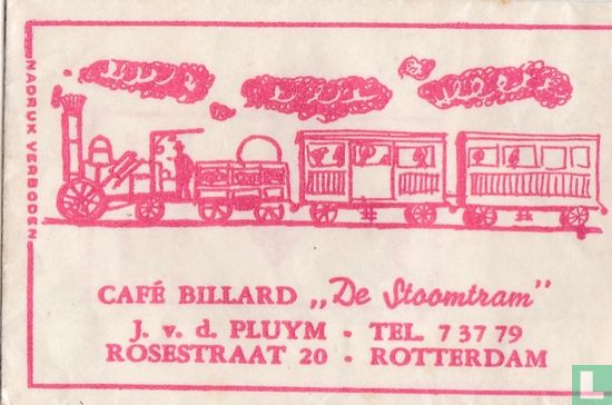 Café Billard "De Stoomtram" - Afbeelding 1
