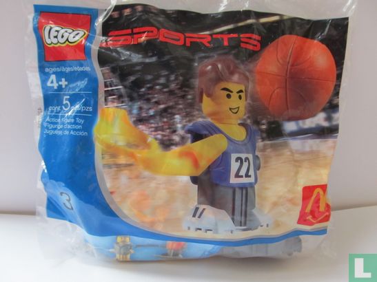 Lego 7917 McDonald's Sports Set Number 3 - Blue Basketball Player #22 polybag - Bild 1