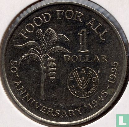 Trinidad und Tobago 1 Dollar 1995 "50th anniversary FAO" - Bild 2