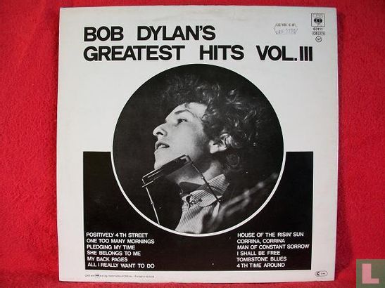 Bob Dylan's Greatest Hits Vol III - Bild 2