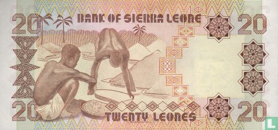 Sierra Leone 20 Leones 1984 - Afbeelding 2
