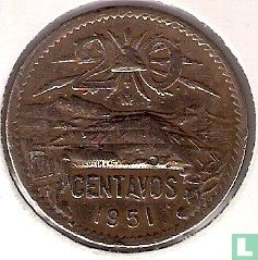 Mexico 20 centavos 1951 - Afbeelding 1