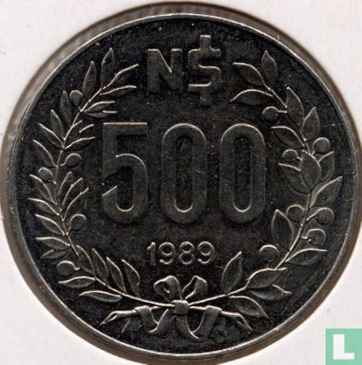 Uruguay 500 Nuevo Peso 1989  - Bild 1