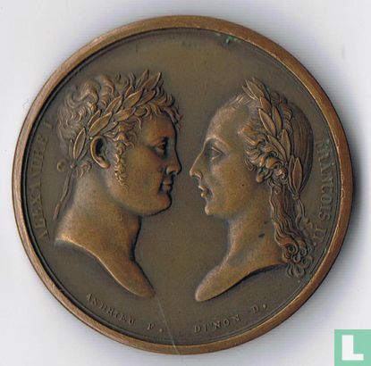 Médaille, bataille d'Austerlitz. Paris. 1805 - Afbeelding 2
