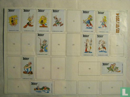 Plakblad Asterix stickers - Bild 3