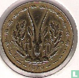 États d'Afrique de l'Ouest 5 francs 1979 - Image 1