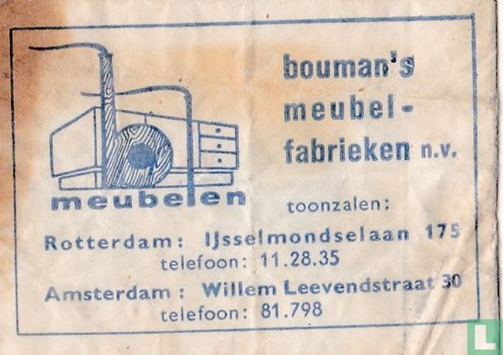 Bouman's Meubelfabrieken N.V.  - Image 1