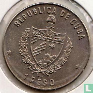 Cuba 1 peso 1982 "Miguel de Cervantes" - Afbeelding 2