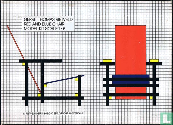 Red and blue chair - Image 1