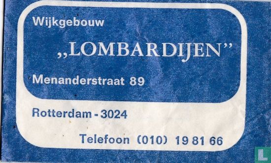 Wijkgebouw "Lombardijen" - Image 1