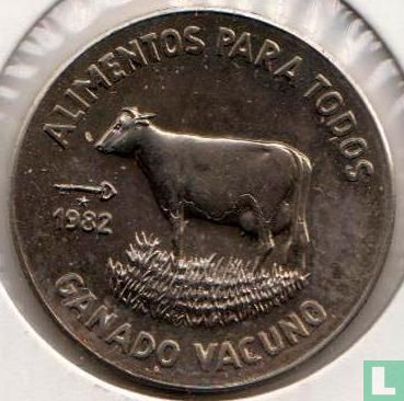 Cuba 1 peso 1982 (type 2) "FAO - Food for all" - Image 1