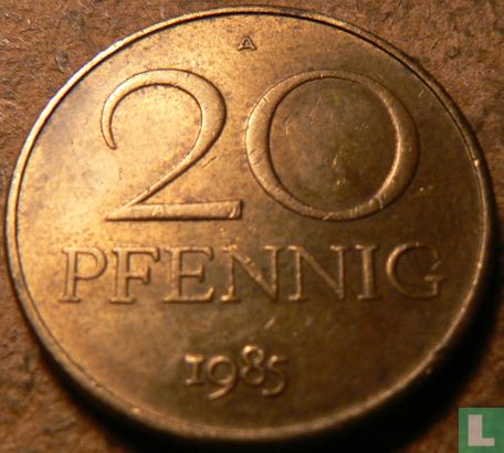 DDR 20 Pfennig 1985 - Bild 1