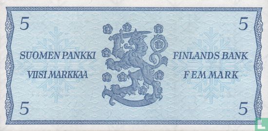 Finnland 5 Markkaa 1963 - Bild 2
